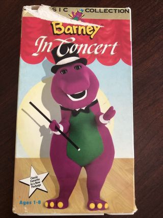 Barney In Concert Vhs Vintage Video 1991