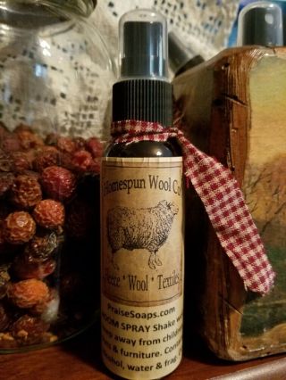 White Ginger And Amber Primitive Room Spray Air Freshener Strong Scent Throw
