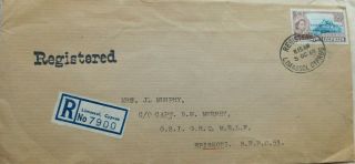 Cyprus 1960 Local Registered Cover @ 50 Mils To Episkopi Military Base