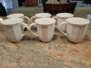 6 Vintage Pfaltzgraff Heritage Coffee Mugs 4 " Tall