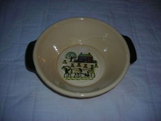 Vintage Poppytrail Metlox Homestead Provincial Round Vegetable Bowl