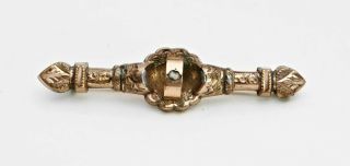 Ornate Gold Filled Victorian Bar Pin