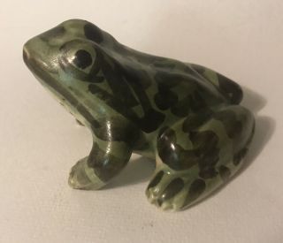 Weller Pottery Frog,  Approximately 2.  75 High By 4.  25 Long