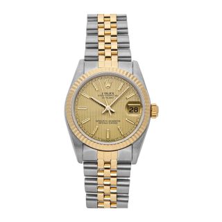 Rolex Datejust Auto 31mm Steel Yellow Gold Ladies Jubilee Bracelet Watch 68273