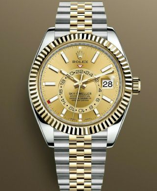 Rolex 326933 Sky - Dweller 42mm Champagne 2021 Limited Edition