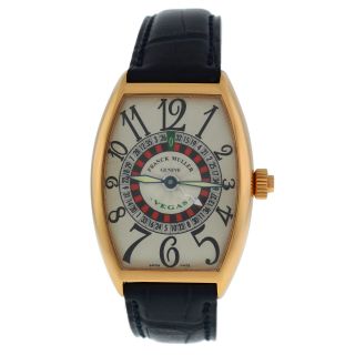 Franck Muller Cintree Curvex Vegas Ref.  5850 18k Rose Gold Automatic Watch