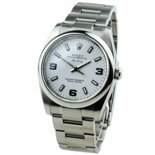 Rolex Air - King Oyster Perpetual Stainless Steel Wristwatch 114200 B&p