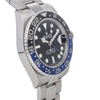 Rolex GMT - Master II Batman Auto Steel Men Oyster Bracelet Watch Date 116710BLNR 4