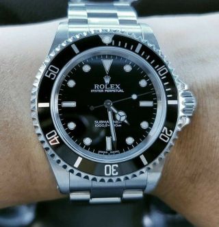 Rolex Submariner 14060m 40mm Black Dial Stainless Steel Oyster Bracelet Watch