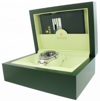 2008 Papers Rolex GMT Master II 116710 Steel Black Ceramic Watch Box 2