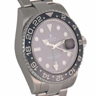 2008 Papers Rolex GMT Master II 116710 Steel Black Ceramic Watch Box 4