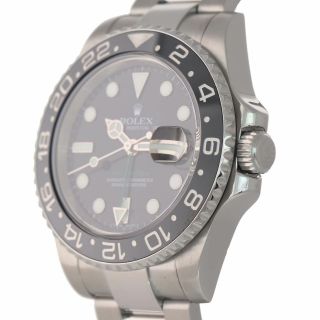 2008 Papers Rolex GMT Master II 116710 Steel Black Ceramic Watch Box 5