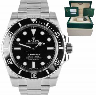 2020 Nos Rolex Submariner No - Date Stainless Steel Dive Ceramic 40mm Watch 114060
