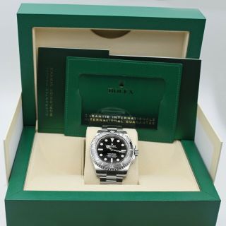 Rolex 2020 Rolex Submariner 41,  No - Date,  Black Ceramic Watch,  124060 Ln,  Unworn