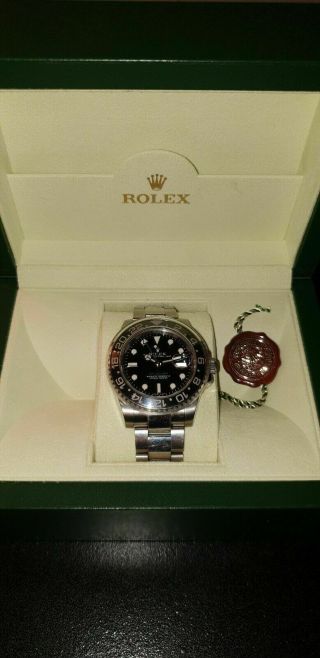 Rolex GMT - Master II Men ' s Black Watch - 116710N 3