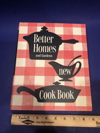Vintage Better Homes And Gardens Cookbook 1953 First Edition Fourth Printing