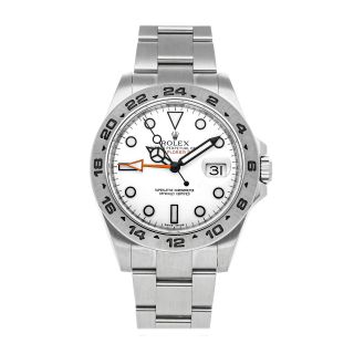 Rolex Explorer Ii Auto 42mm Steel Mens Oyster Bracelet Watch Date Gmt 216570