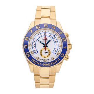 Rolex Yacht - Master Ii Auto 44mm Yellow Gold Mens Oyster Bracelet Watch 116688