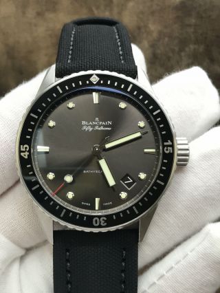 Blancpain Fifty Fathoms Bathyscaphe 5000 - 1110 - B52a Anthracite Dial Automatic Men