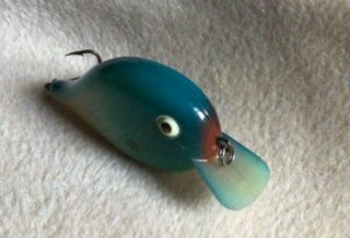 Vintage Doll Top Secret 2 1/2” Turquoise Fishing Lure