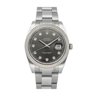 Pre - Rolex Datejust Auto 41mm Steel White Gold Mens Watch 126334 Coming Soon