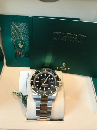 Rolex 126613 41mm 18k Gold/ Steel Oyster Perpetual Submariner Date Ceramic
