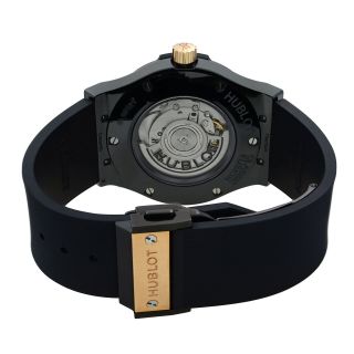 Hublot Classic Fusion 18K Rose Gold Ceramic Black Dial Mens Watch 511.  C0.  1181.  RX 5
