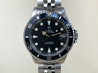 1988 Tudor Prince Oysterdate Submariner Transitional Watch 76000 W/ Paper