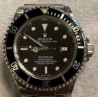 Rolex Sea - Dweller 4000ft Model 16600 - P Series Serial - Serviced By Rolex In 2020