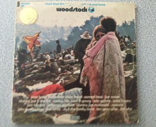 Woodstock 3 Record Set Soundtrack 1970 Gotillion Vintage
