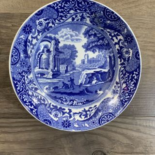 Vintage Copeland Spode Blue Italian,  Small Bowl,  6.  5 Inch Finger Bowl