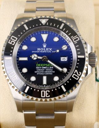 MAY 2021 Rolex Sea - Dweller Deepsea James Cameron Blue Steel 44mm 126660 2