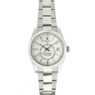 Rolex 326934 Sky - Dweller 42mm White Dial Stainless Steel Watch