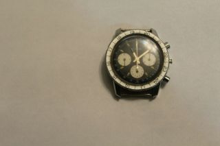 Vintage Lecoultre Stainless Steel Chronograph Watch Valjoux 72