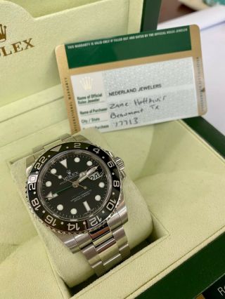 DISCONTINUED Rolex GMT - Master II 40mm 116710 Black Dial Bezel w/ Box & Papers 4