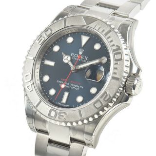 Rolex Yacht - Master 116622 Steel Platinum Bezel Blue Dial 40mm Automatic Watch