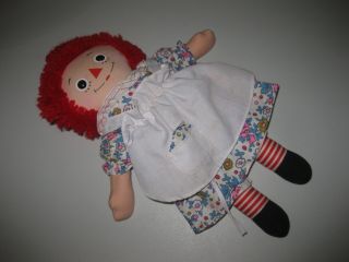 Vintage 12” Raggedy Ann Doll Toy Plush