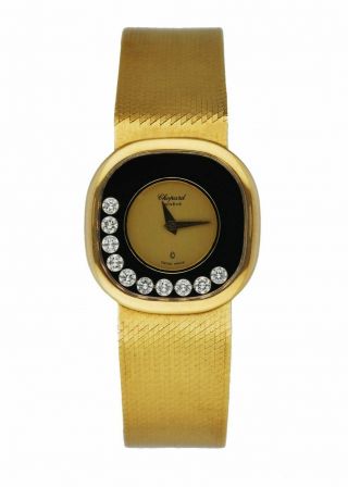 Chopard Happy Diamonds 5157 18k Yellow Gold Watch