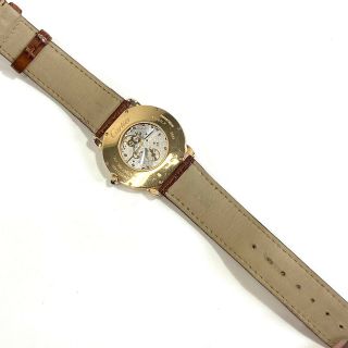 Cartier Ronde Louis Cartier 18k Rose Gold 36mm Leather Men ' s Watch w/ Box & Bag 5