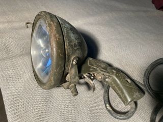 Vintage Antique Spot Light Pistol Grip Lamp Rat Rod