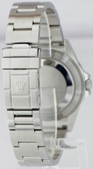 NO HOLES Rolex Explorer II Polar Steel White Z SERIAL 40mm GMT 16570 Watch BOX 4