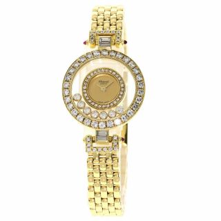 Chopard Happy Diamond Moving Diamond Watches 20/4846 K18 Yellow Gold/18k Yel.