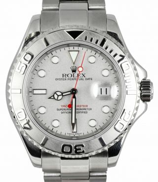 2001 Rolex Yacht - Master 16622 K Stainless Platinum 40mm Swiss Date Watch
