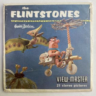 Vintage View - Master Viewmaster Pack B514 THE FLINTSTONES TV Show 1960’s 2