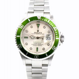 Vintage Gents Rolex Submariner 16610t Wristwatch Stainless Steel Kermit C2004