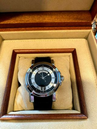 Breguet Marine 5817 Black Dial Box And Papers
