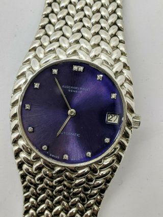 Audemars Piguet 18k White Gold Automatic Watch - 66622 - 138.  5 Grams