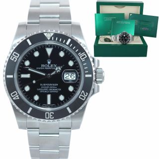 2020 Papers Rolex Submariner 41mm Ceramic Bezel 126610 Watch Box