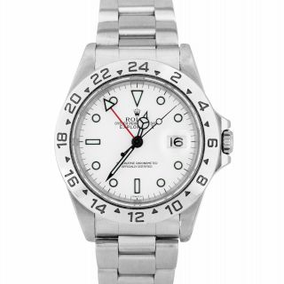 2000 Rolex Explorer Ii Polar White Swiss Only A Serial 40mm Gmt 16570 Watch