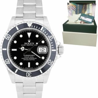 2021 Rsc Rolex Submariner Date Rehaut Stainless Steel Pre - Ceramic Watch 16610 T